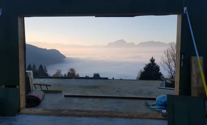  Le montage de la maison ossature bois a démarré... 👌, Chambéry, STRUCTURES BOIS & Compagnie