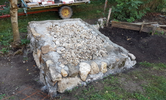  2018 Septembre - Abri de jardin potager "100% Made in Chartreuse" à St Bernard du Touvet (Isère - 38), Chambéry, STRUCTURES BOIS & Compagnie