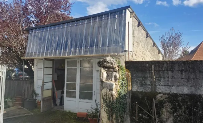  Réfection de la toiture d'un garage en bac acier et bac polycarbonate à St Alban Leysse (Savoie - 73), Chambéry, STRUCTURES BOIS & Compagnie