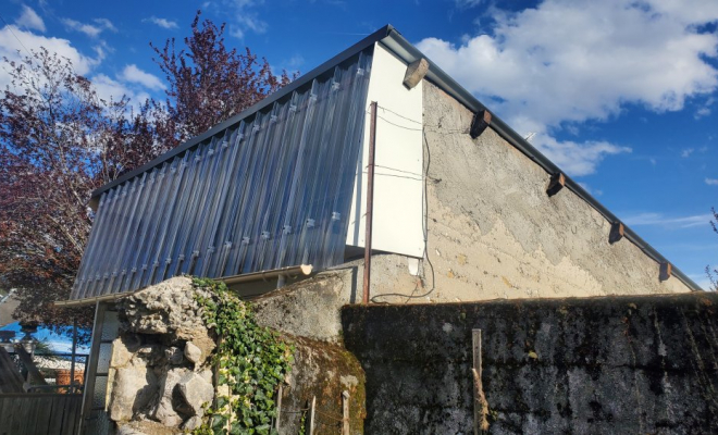  Réfection de la toiture d'un garage en bac acier et bac polycarbonate à St Alban Leysse (Savoie - 73), Chambéry, STRUCTURES BOIS & Compagnie