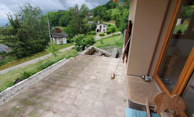  Rénovation et Agrandissement d'une terrasse en bois Mélèze sur structure en Pin Autoclave à St Pierre d'Albigny (Savoie - 73), Chambéry, STRUCTURES BOIS & Compagnie