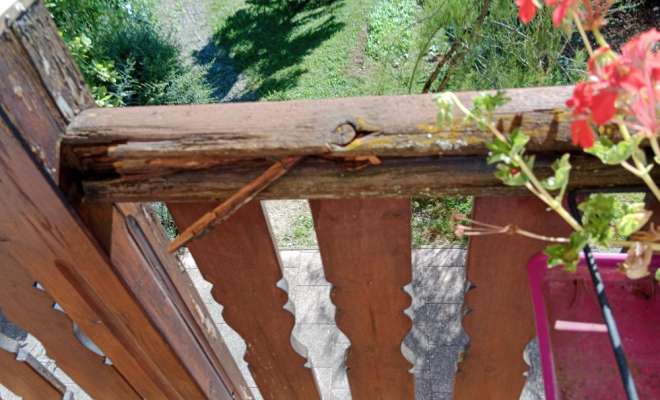  Rénovation d'un garde corps de balcon à Thoiry ( Savoie - 73), Chambéry, STRUCTURES BOIS & Compagnie