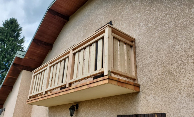  Rénovation d'un garde corps de balcon à Thoiry ( Savoie - 73), Chambéry, STRUCTURES BOIS & Compagnie