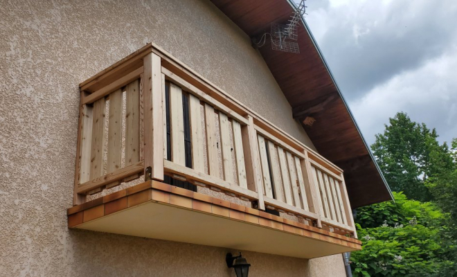  Rénovation d'un garde corps de balcon à Thoiry ( Savoie - 73), Chambéry, STRUCTURES BOIS & Compagnie